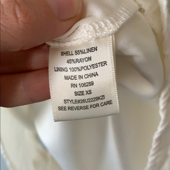 Rowa linen blend cream romper! - Picture 7 of 8